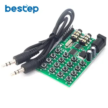 AE11A04 DTMF Audio Generator Module Voice Dual Encode Transmitter Board 5~24VDC for MCU Keyboard
AE11A04 DTMF Audio Generator Module Voice Dual Encode Transmitter Board 5~24VDC for MCU Keyboard