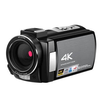 Video Camera Vlogging 16x Manual Zoom IR Night Vision Anti Shake Touch Screen 4K Camcorder External Hood Professional Portable
Video Camera Vlogging 16x Manual Zoom IR Night Vision Anti Shake Touch Screen 4K Camcorder External Hood Professional Portable