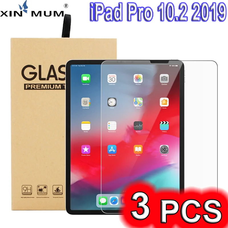 3 Pcs/set For iPad Pro 10.2 2019 Transparent Screen Protector Anti fingerprint Anti-oil Anti-Scratch 9 HD Tempered Glass Film
3 Pcs/set For iPad Pro 10.2 2019 Transparent Screen Protector Anti fingerprint Anti-oil Anti-Scratch 9 HD Tempered Glass Film