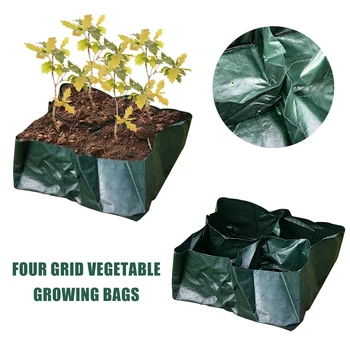 Plant Seedling Grow Bags Pot Garden Tools Potato Strawberry Fruits Fabric Vegetable Jarding 4 Divided Grids Growing Pots Planter 
Plant Seedling Grow Bags Pot Garden Tools Potato Strawberry Fruits Fabric Vegetable Jarding 4 Divided Grids Growing Pots Planter