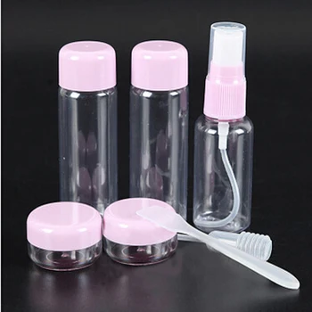 7Pcs/Set Travel Mini Makeup Cosmetic Face Cream Pot Bottles Plastic Transparent Empty Make Up Container Bottle Travel Accessorie
7Pcs/Set Travel Mini Makeup Cosmetic Face Cream Pot Bottles Plastic Transparent Empty Make Up Container Bottle Travel Accessorie