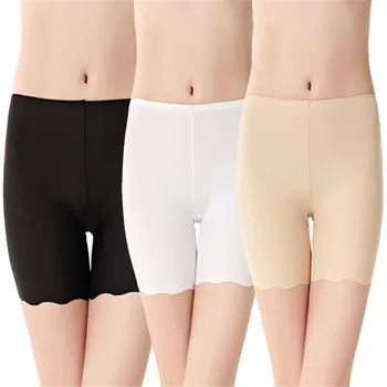 Women Boyshorts Pants Ice Silk Seamless Short Women Five Minutes Black Silk Safety Pants Women Silk Ice Safety Underwear Boxer
Women Boyshorts Pants Ice Silk Seamless Short Women Five Minutes Black Silk Safety Pants Women Silk Ice Safety Underwear Boxer