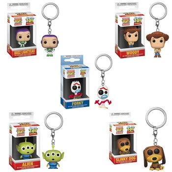 FUNKO POP Toy Story Woody Froky Slinky Dog Alien keychain Pocket Keychain Vinyl Action Figure Toys For Children Christmas Gift
FUNKO POP Toy Story Woody Froky Slinky Dog Alien keychain Pocket Keychain Vinyl Action Figure Toys For Children Christmas Gift