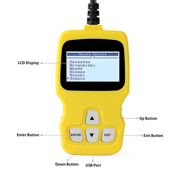 OM500 Replacement Plug And Play Analyzer Test Fault Code Reader Auto Diagnostic Tool OBD2 Engine Car Scanner LCD Screen Repair
OM500 Replacement Plug And Play Analyzer Test Fault Code Reader Auto Diagnostic Tool OBD2 Engine Car Scanner LCD Screen Repair