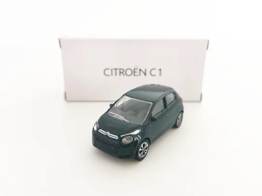 Ни EV 1:64 CITROEN C1 зеленый сплавочная модель автомобиля литье металла игрушки для