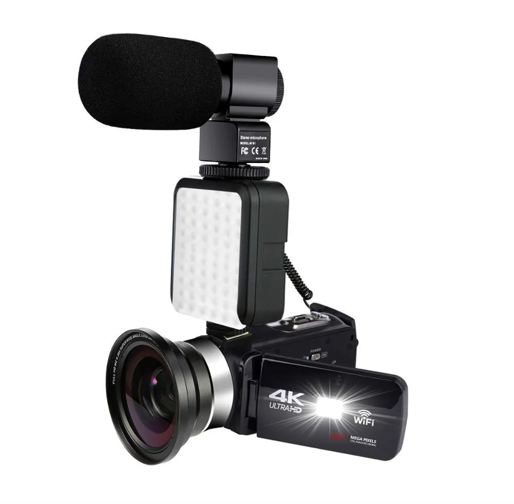 Real WIFI 4K 48MP Video Digital Camera 18X Zoom Recorder Camcorder 3 inch Touch Screen Vlogging Camera For Youbute With Mic
Real WIFI 4K 48MP Video Digital Camera 18X Zoom Recorder Camcorder 3 inch Touch Screen Vlogging Camera For Youbute With Mic