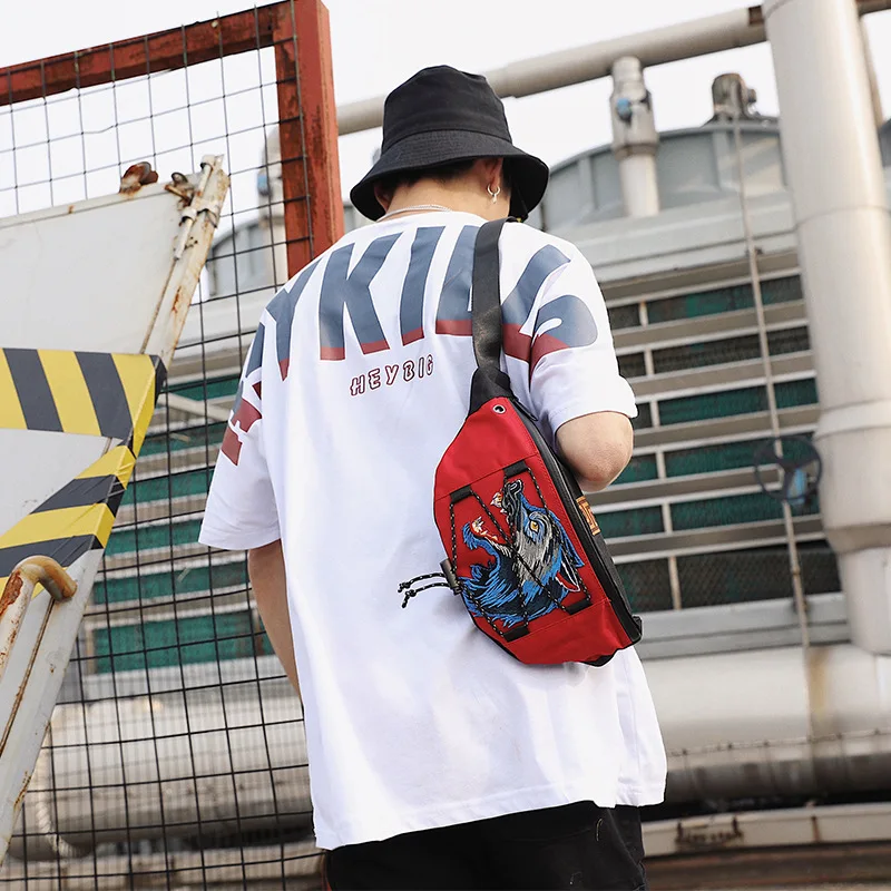 New fashion chest bag waist bag small bag Korean version single shoulder bag backpack trend JIULIN
New fashion chest bag waist bag small bag Korean version single shoulder bag backpack trend JIULIN