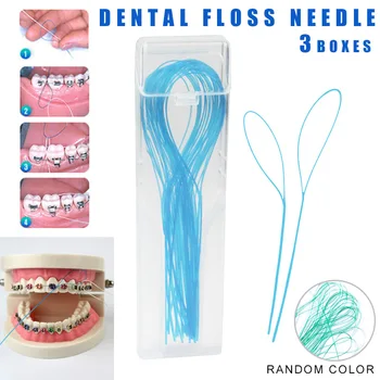 3 Packs Floss Threaders Tooth Floss Holders Between Orthodontic Braces Bridge Hilo Dental Oral Clean Toothpick Tool
3 Packs Floss Threaders Tooth Floss Holders Between Orthodontic Braces Bridge Hilo Dental Oral Clean Toothpick Tool