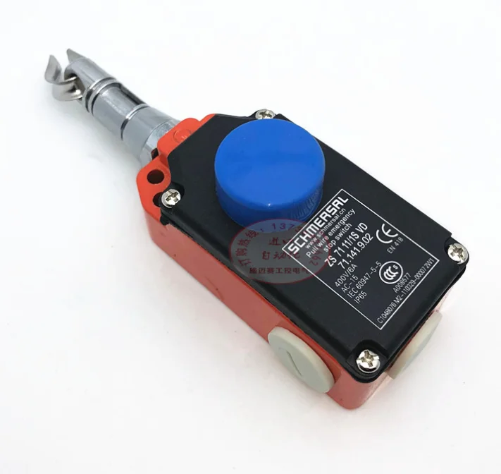 Pull cord / pull rope emergency stop switch manual reset with button Schmersal SCHMERSAL ZS7111/1SVD
Pull cord / pull rope emergency stop switch manual reset with button Schmersal SCHMERSAL ZS7111/1SVD