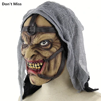Pimp Man Halloween Mask Scary Horror Wizard Halloween Headgear With Turban Ghost Face Yellow Skin Halloween Toy Funny Man 
Pimp Man Halloween Mask Scary Horror Wizard Halloween Headgear With Turban Ghost Face Yellow Skin Halloween Toy Funny Man