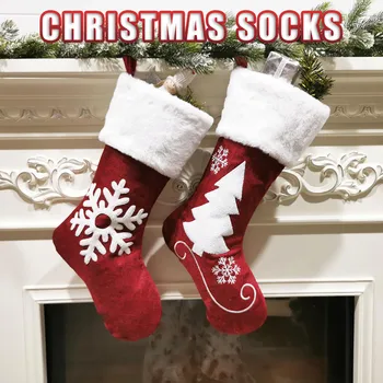 Fashion Christmas Black Red Socks Hanging Christmas Tree Decoration Ornaments New Year Candy Bag Gifts Socks Xmas Decoration
Fashion Christmas Black Red Socks Hanging Christmas Tree Decoration Ornaments New Year Candy Bag Gifts Socks Xmas Decoration