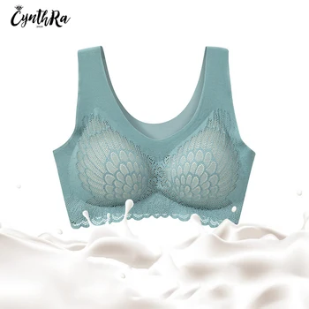 CYNTHRA Push Up Bralette Female Lace bra Breathable Vest new Sexy Wireless Lingere Plus Size Seamless Underwear For Women
CYNTHRA Push Up Bralette Female Lace bra Breathable Vest new Sexy Wireless Lingere Plus Size Seamless Underwear For Women