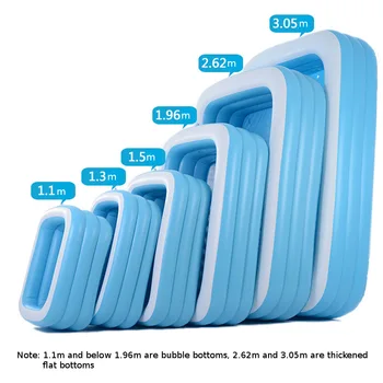 1.1m/1.3m/ 1.5m/1.96m/2.62m/3.05m Inflatable Swimming Pool Foldable Adult Kids Pool Bathing Tub Thicken Outdoor Indoor Swim Pool
1.1m/1.3m/ 1.5m/1.96m/2.62m/3.05m Inflatable Swimming Pool Foldable Adult Kids Pool Bathing Tub Thicken Outdoor Indoor Swim Pool