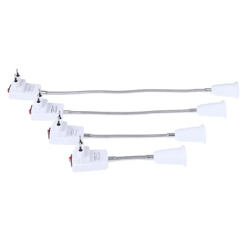 Flexible E27 Light Lamp Bulb Adapter Socket Extend Extension Converter Wall Base Holder Screw Socket EU US Plug White+silver
Flexible E27 Light Lamp Bulb Adapter Socket Extend Extension Converter Wall Base Holder Screw Socket EU US Plug White+silver