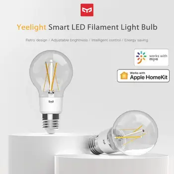 Yeelight Smart LED Filament Bulb YLDP12YL E27 Bulb 700 Lumens 6W Smart Light Bulb Filament Lamp Work With Apple Homekit Retro
Yeelight Smart LED Filament Bulb YLDP12YL E27 Bulb 700 Lumens 6W Smart Light Bulb Filament Lamp Work With Apple Homekit Retro