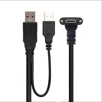 8m Fit for Oculus Link VR USB 3.1 Type-C Dual Screw Locking to Standard USB3.0 Data Cable
8m Fit for Oculus Link VR USB 3.1 Type-C Dual Screw Locking to Standard USB3.0 Data Cable