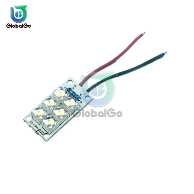 5V 6 LEDs Chip LED Bulb Lamp for Flood Light Spotlight Not Need Driver Diy Lighting
5V 6 LEDs Chip LED Bulb Lamp for Flood Light Spotlight Not Need Driver Diy Lighting