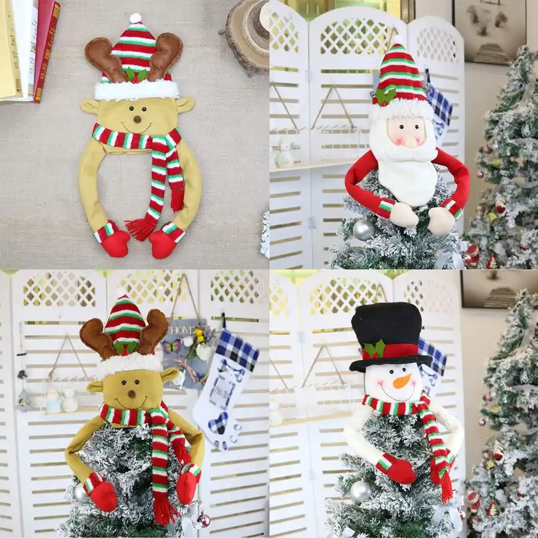 tree top star ornament christmas as picture tree santa claus