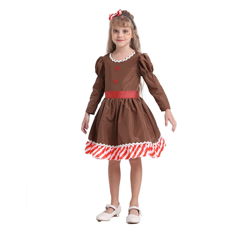 New Hot Selling Christmas Children's Garment Girl's Anime Cosplay Gingerbread Man Skirt Dress Up Performance Clothing
New Hot Selling Christmas Children's Garment Girl's Anime Cosplay Gingerbread Man Skirt Dress Up Performance Clothing