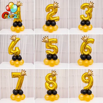 10PCS Gold Number Balloons Birthday Party Decoration Kids Boy Girl Party Ballon Figures Happy Birthday Letter globos baby shower
10PCS Gold Number Balloons Birthday Party Decoration Kids Boy Girl Party Ballon Figures Happy Birthday Letter globos baby shower