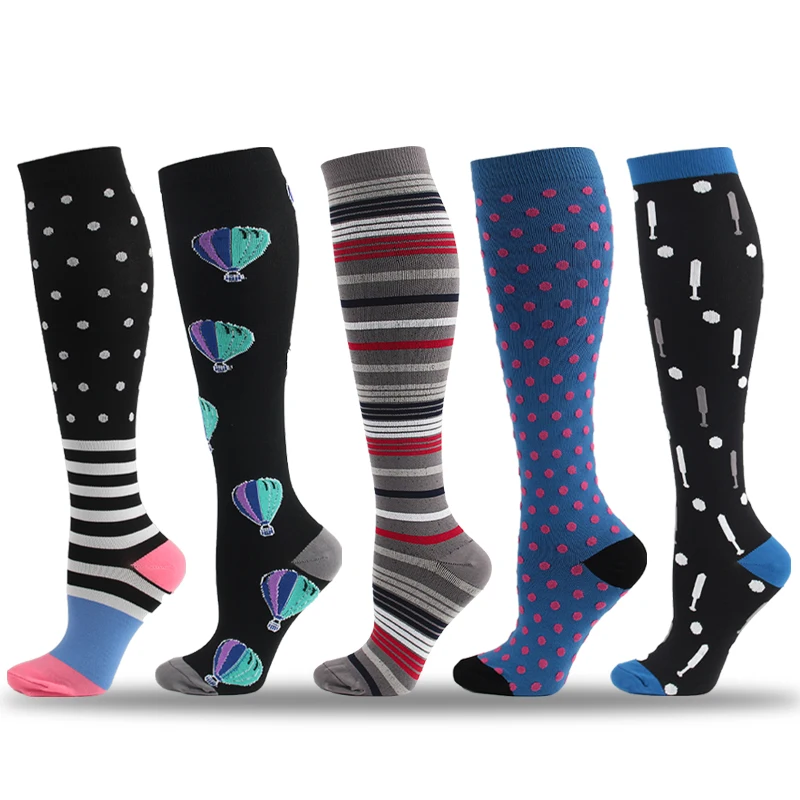 2020 Autumn Winter Compression Stockings Men/Women Correct Leg Muscle Pressure Dot Stripes High Tube Blood Circulation Socks
2020 Autumn Winter Compression Stockings Men/Women Correct Leg Muscle Pressure Dot Stripes High Tube Blood Circulation Socks