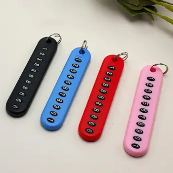 DIY Phone Number Card Plate Car Keys Anti-lost Keyring Keychain Pendant Decor Key Anti-lost Tool Car Interior Accessories
DIY Phone Number Card Plate Car Keys Anti-lost Keyring Keychain Pendant Decor Key Anti-lost Tool Car Interior Accessories