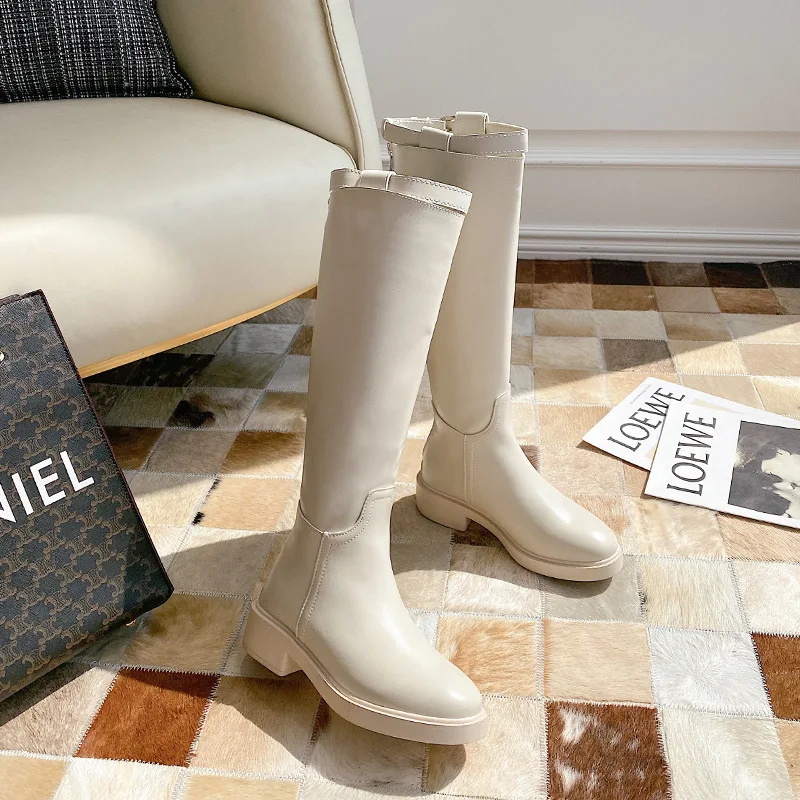2020 Winter Leather Boots British Style Women's Boots Autumn Winter Boots Women's Rear Zipper Machine Boots Women Long pipe boot
2020 Winter Leather Boots British Style Women's Boots Autumn Winter Boots Women's Rear Zipper Machine Boots Women Long pipe boot