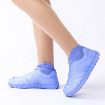 1 Pair Elastic Silicone Portable Rain Fashion Waterproof Outdoor Non-Slip Reusable Dustproof Shoe Covers Cycling Overshoes
1 Pair Elastic Silicone Portable Rain Fashion Waterproof Outdoor Non-Slip Reusable Dustproof Shoe Covers Cycling Overshoes
