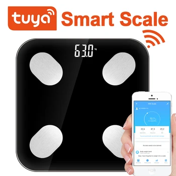 Tuya wifi Smart Body Fat Scale Body Composition Monitor With LED Display Hidden And Big Feet Pad one-touch connection to phone
Tuya wifi Smart Body Fat Scale Body Composition Monitor With LED Display Hidden And Big Feet Pad one-touch connection to phone