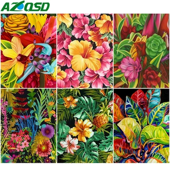 AZQSD Diy 5d Diamond Painting Flower Full Square Drill Wall Sticker Diamond Embroidery Floral Cross Stitch Kits Home Decor
AZQSD Diy 5d Diamond Painting Flower Full Square Drill Wall Sticker Diamond Embroidery Floral Cross Stitch Kits Home Decor
