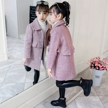 Children Clothing Girl Coat Autumn and Winter Models Children Coat Girl Woolen Coat In The Long Section Plus Cotton Thickening
Children Clothing Girl Coat Autumn and Winter Models Children Coat Girl Woolen Coat In The Long Section Plus Cotton Thickening