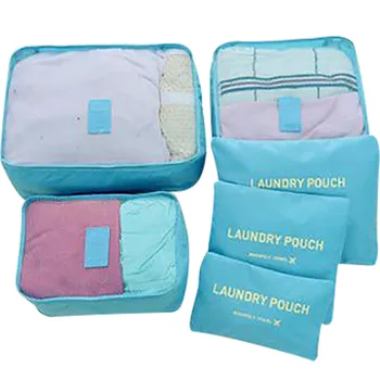 6pcs Luggage Organizer Bag Large Waterproof Travel Accessories Polyester Packing Cubes Organiser For Clothing Storage Bags #LR4
6pcs Luggage Organizer Bag Large Waterproof Travel Accessories Polyester Packing Cubes Organiser For Clothing Storage Bags #LR4