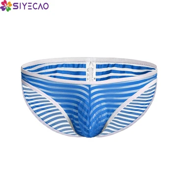 New Summer Men Sexy Briefs Adult Breathable Mesh Elastic Striped Transparent Mens Lingerie Underwear Male Underpants Panties
New Summer Men Sexy Briefs Adult Breathable Mesh Elastic Striped Transparent Mens Lingerie Underwear Male Underpants Panties