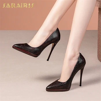 Sarairis Wholesale New Processed Leather Pointed Toe Sexy Thin High Heels Skin Pumps Woman Shoes Women 
Sarairis Wholesale New Processed Leather Pointed Toe Sexy Thin High Heels Skin Pumps Woman Shoes Women