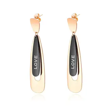 SHOWTIME dangle earrings for women long earings fashion jewelry 2020 korean style gold stainless steel letter geometric earrings 
SHOWTIME dangle earrings for women long earings fashion jewelry 2020 korean style gold stainless steel letter geometric earrings