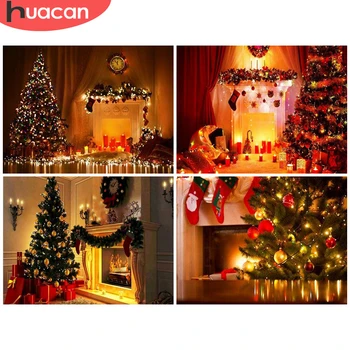 HUACAN 5D Diamond Painting Christmas Tree Full Square Round Drill Diamond Embroidery Landscape Mosaic House Home Decoration
HUACAN 5D Diamond Painting Christmas Tree Full Square Round Drill Diamond Embroidery Landscape Mosaic House Home Decoration