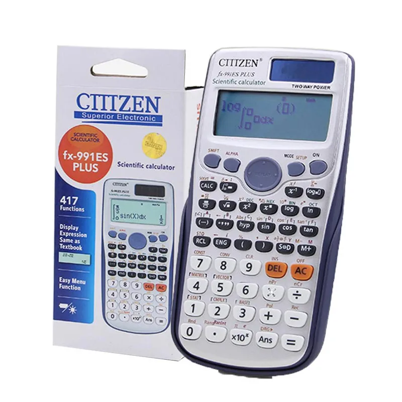 Handheld Student's Scientific Calculator 991ES PLUS LED Display Pocket Functions Calculator For Teaching Calculating Tool
Handheld Student's Scientific Calculator 991ES PLUS LED Display Pocket Functions Calculator For Teaching Calculating Tool