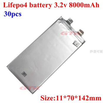 Big sale! 30pcs 3.2v 8000mah lifepo4 3.2v 8ah battery 20A for toy car ebike diy bateria bici 24v 8ah power tools
Big sale! 30pcs 3.2v 8000mah lifepo4 3.2v 8ah battery 20A for toy car ebike diy bateria bici 24v 8ah power tools