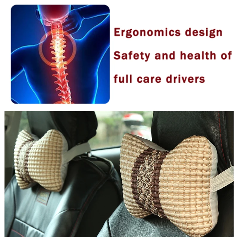 1 piece Universal Headrest Car Neck Pillow Ice Silk Car Bone Rest Cushion Small Head Pillow for Car Interior Accessories
1 piece Universal Headrest Car Neck Pillow Ice Silk Car Bone Rest Cushion Small Head Pillow for Car Interior Accessories
