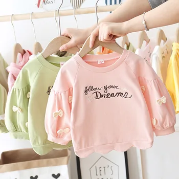 Baby Girls Sweet Bow shirt Spring 2020 New Children Long-sleeved tops Baby Clothes Princess Base T-Shirt kids
Baby Girls Sweet Bow shirt Spring 2020 New Children Long-sleeved tops Baby Clothes Princess Base T-Shirt kids