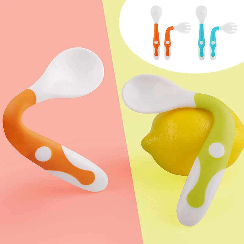 Baby Utensils Easy Grip Children Feeding Training Spoon Bendable Healthy Children Product Children Tableware Baby Diet Training 
Baby Utensils Easy Grip Children Feeding Training Spoon Bendable Healthy Children Product Children Tableware Baby Diet Training