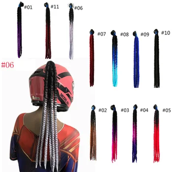 Car Accessories Women Punk Style Gradient Braids Wig Decoration DIY For Motorcycle Helmet
Car Accessories Women Punk Style Gradient Braids Wig Decoration DIY For Motorcycle Helmet
