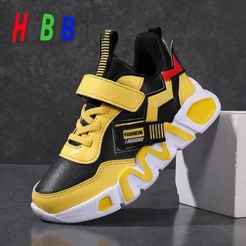 2020 Hot Youth Boys Casual Shoes Soft Sole Kids Walking Sneakers Black yellow Kids Leather Shoes for Boys Teenage Brand Sneakers
2020 Hot Youth Boys Casual Shoes Soft Sole Kids Walking Sneakers Black yellow Kids Leather Shoes for Boys Teenage Brand Sneakers