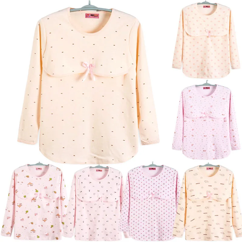 Pure Cotton Feeding HEATTECH Postpartum Go out Lactation Garment Base Unlined Top Confinement Clothing Spring And Autumn Summer
Pure Cotton Feeding HEATTECH Postpartum Go out Lactation Garment Base Unlined Top Confinement Clothing Spring And Autumn Summer