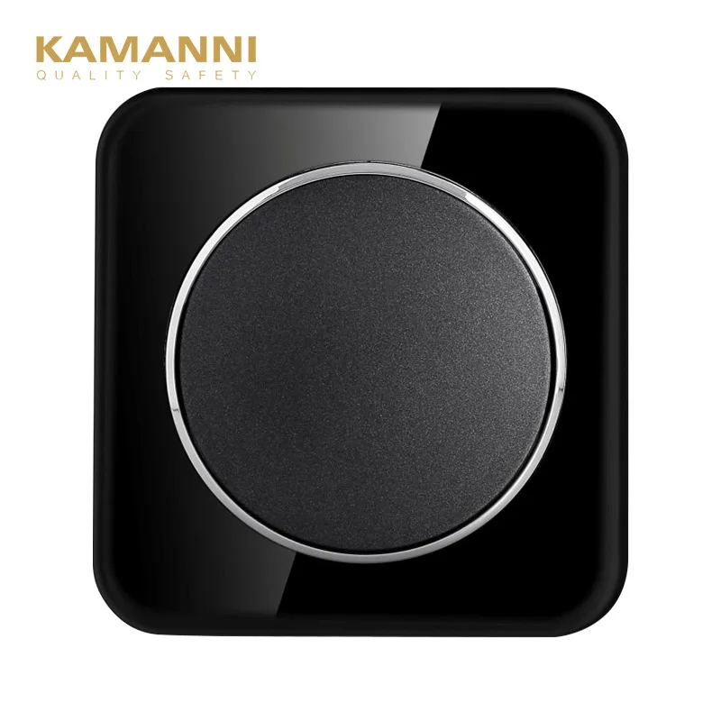 KAMANNI luxury glass panel button switch LED indicator black and white panel control wall lighting switch 1/2/3 gang 1/2 way
KAMANNI luxury glass panel button switch LED indicator black and white panel control wall lighting switch 1/2/3 gang 1/2 way