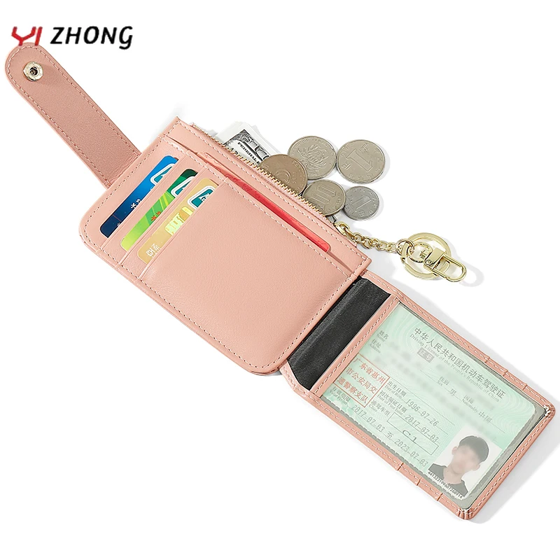 YIZHONG Leather Credit Card Holder Business Card Case Keychain Driver License Holder Coin Purse Cute Mini Ultrathin Wallets
YIZHONG Leather Credit Card Holder Business Card Case Keychain Driver License Holder Coin Purse Cute Mini Ultrathin Wallets