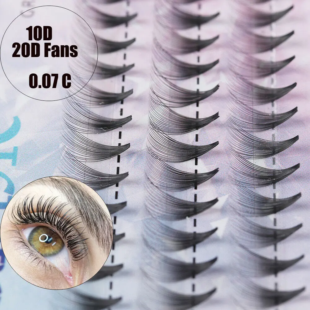 60 Cluster 10D 20D Premade Volume Fan False Eyelashes Knotted/Knot Free Individual Eyelashes Extension Cosmetic Tools
60 Cluster 10D 20D Premade Volume Fan False Eyelashes Knotted/Knot Free Individual Eyelashes Extension Cosmetic Tools