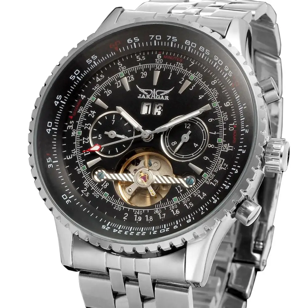 Jaragar New Big Dial Aviator Series Military Scale Gold Elegant Dial Tourbillon Design Mens Watches Luxury Automatic Wrist Watch
Jaragar New Big Dial Aviator Series Military Scale Gold Elegant Dial Tourbillon Design Mens Watches Luxury Automatic Wrist Watch