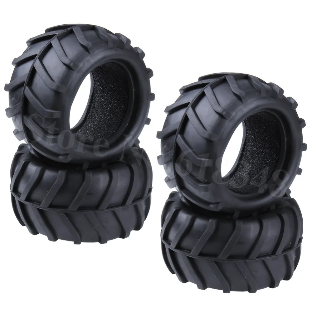 4Pcs/Lot RC Monster Truck Tire With Foam Inserts OD :82mm ID:52mm Width:46mm For RC 1/16 Scale Off Road Car Replacement Parts
4Pcs/Lot RC Monster Truck Tire With Foam Inserts OD :82mm ID:52mm Width:46mm For RC 1/16 Scale Off Road Car Replacement Parts