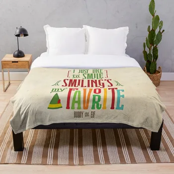 Buddy the Elf Smiling s My Favorite Blanket Wool Flannel Plush Blanket Bedspread For office Sherpa Blanket Couch Quilt Cover Tra
Buddy the Elf Smiling s My Favorite Blanket Wool Flannel Plush Blanket Bedspread For office Sherpa Blanket Couch Quilt Cover Tra